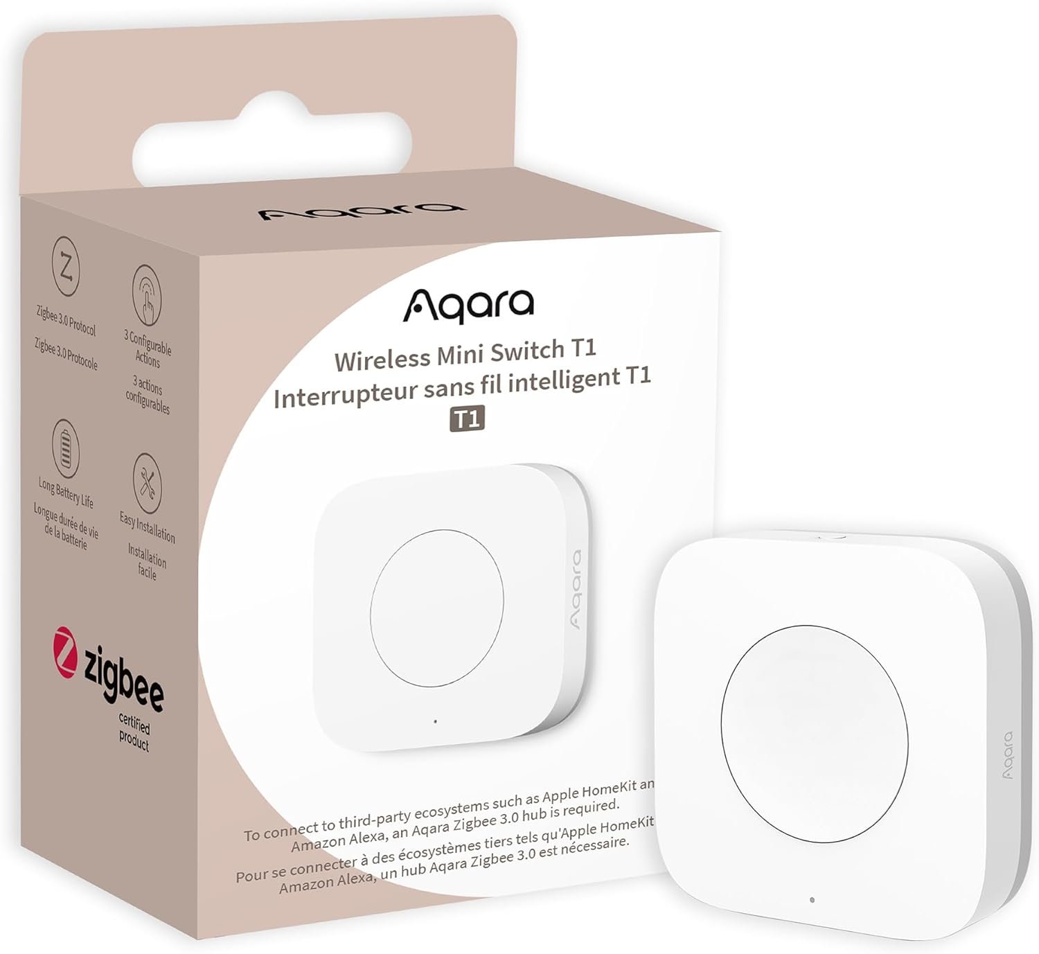 AQARA Smart Home Wireless Mini Switch T1