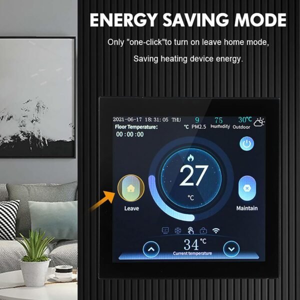 Aqara S3 Smart Zigbe LED Thermostat - Image 7