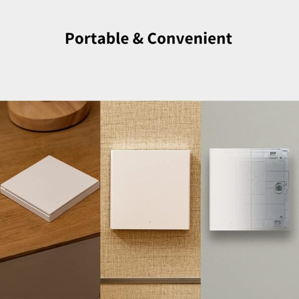 Aqara Wireless Remote Switch H1 (Double Switch) - Image 2